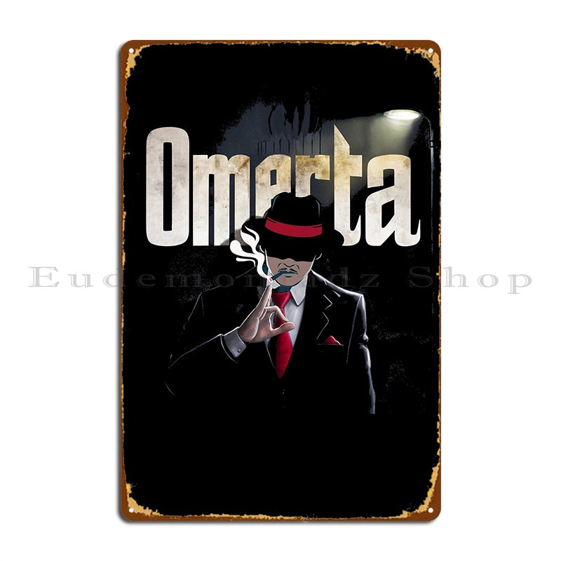Home Cinema Wall Design - Placa de metal Omerta Cinema Decoração