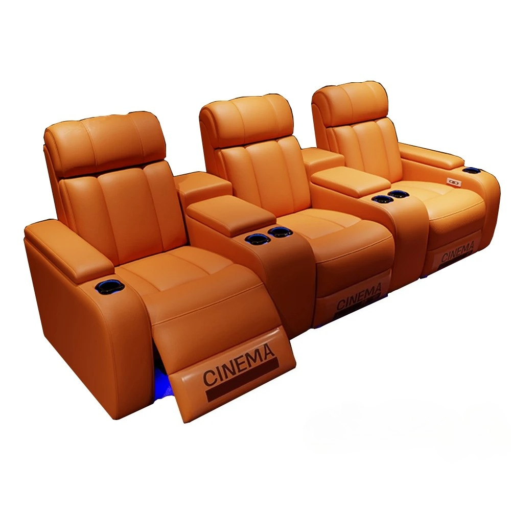 Home Cinema Chairs - Cadeiras de cinema reclináveis elétricas luxuosas