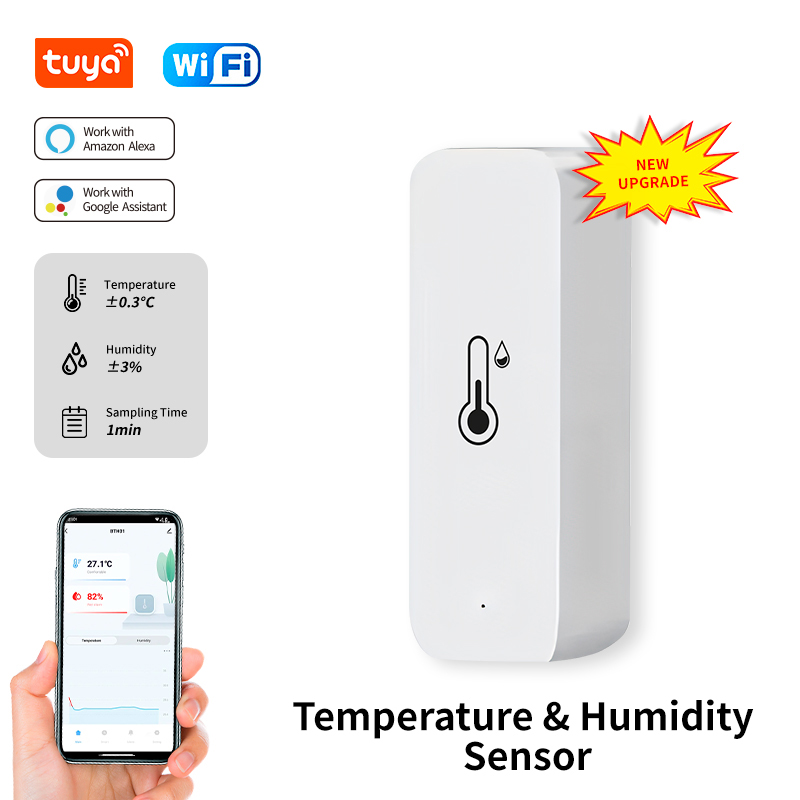 Home Cinema Alexa - Tuya wifi sensor de temperatura e