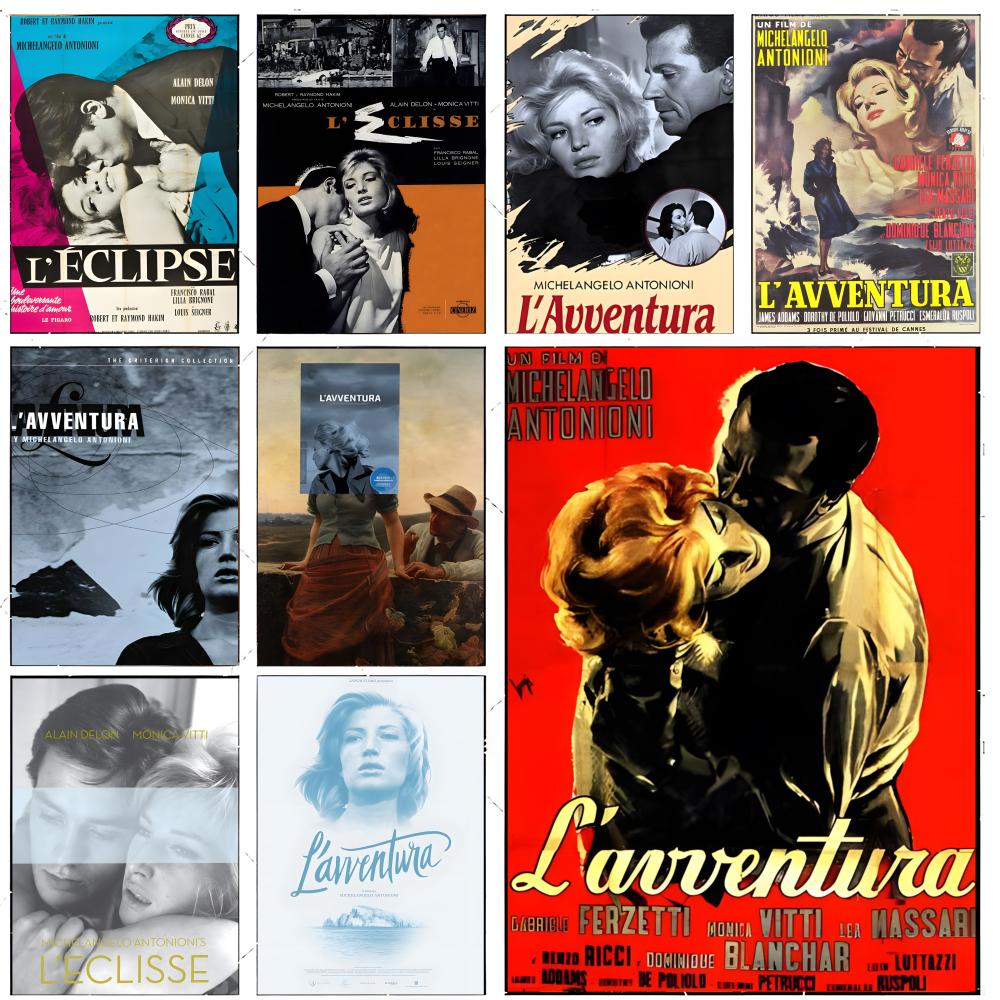 Home Cinema Gifts - Pôster L-Lavventura Classic Cinema L-Lavventura, arte