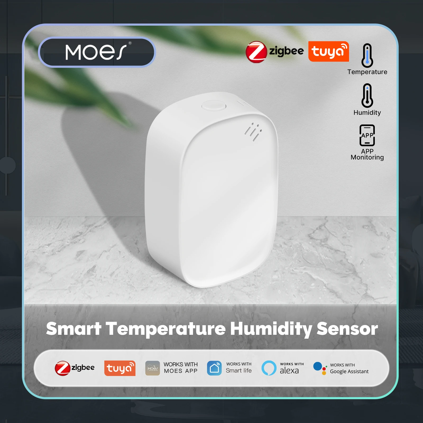 Home Cinema Alexa - Moes tuya zigbee inteligente sensor de
