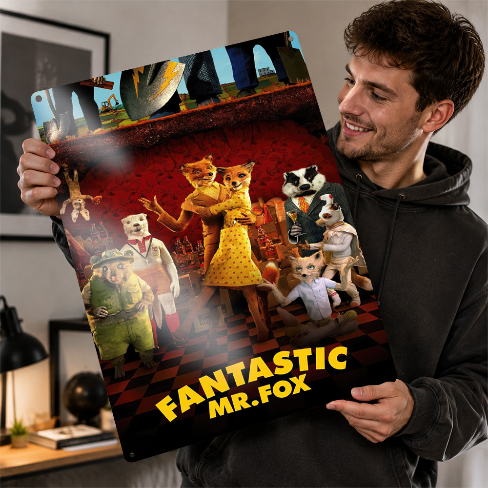 Home Cinema Gifts - Pôster do filme Fantástico Senhor Raposa,