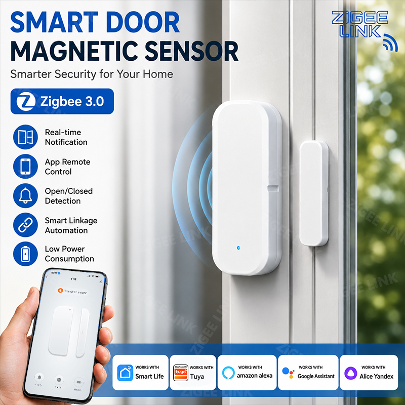 Home Cinema Alexa - Sensor de Segurança para Portas e