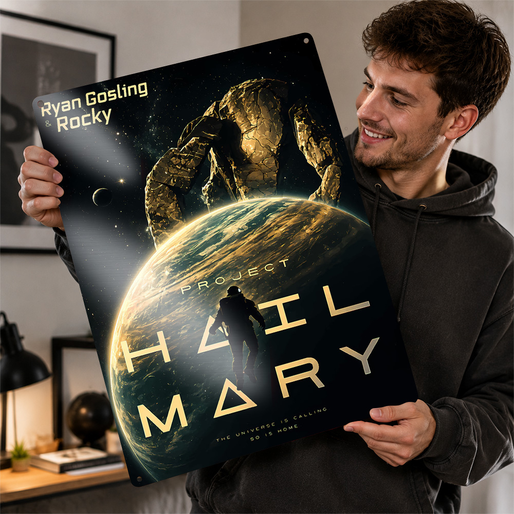 Home Cinema Gifts - Pôster do Filme Project Hail Mary,