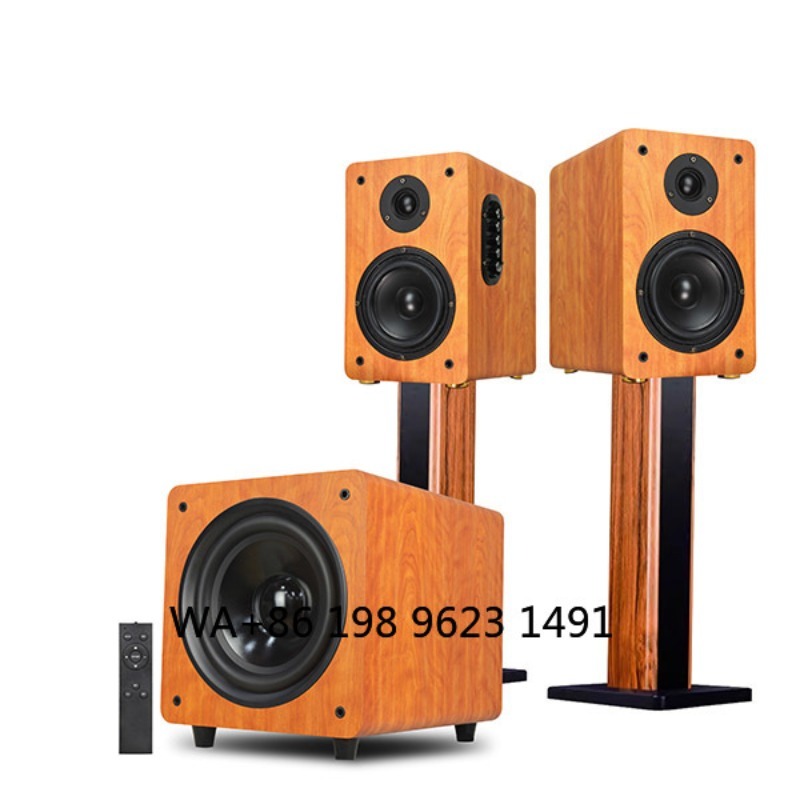 Home Cinema In - Subwoofer Ativo de Madeira 8 Polegadas