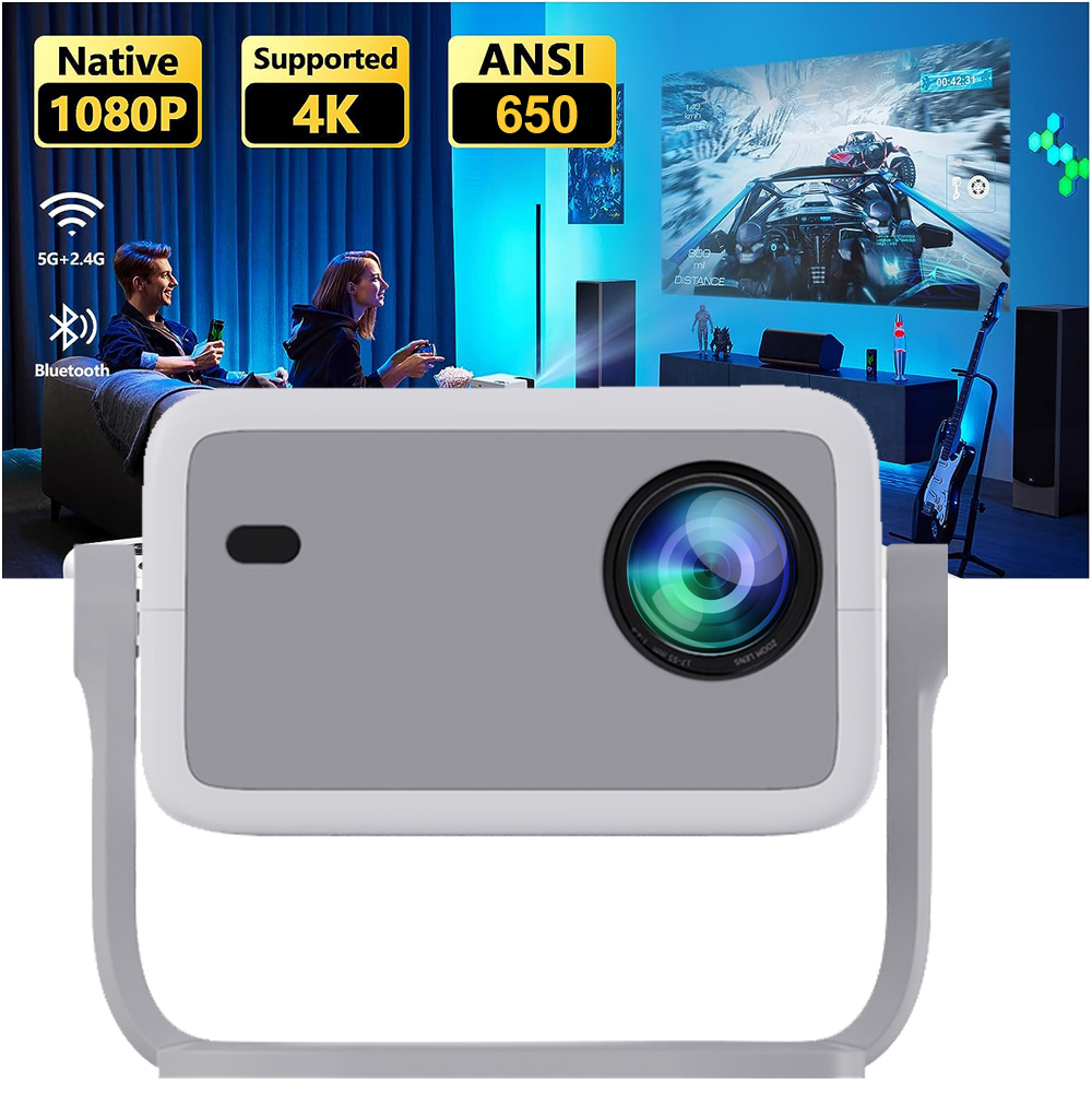 Home Cinema Focal - WZATCO WL018 Full HD 1080P Projetor