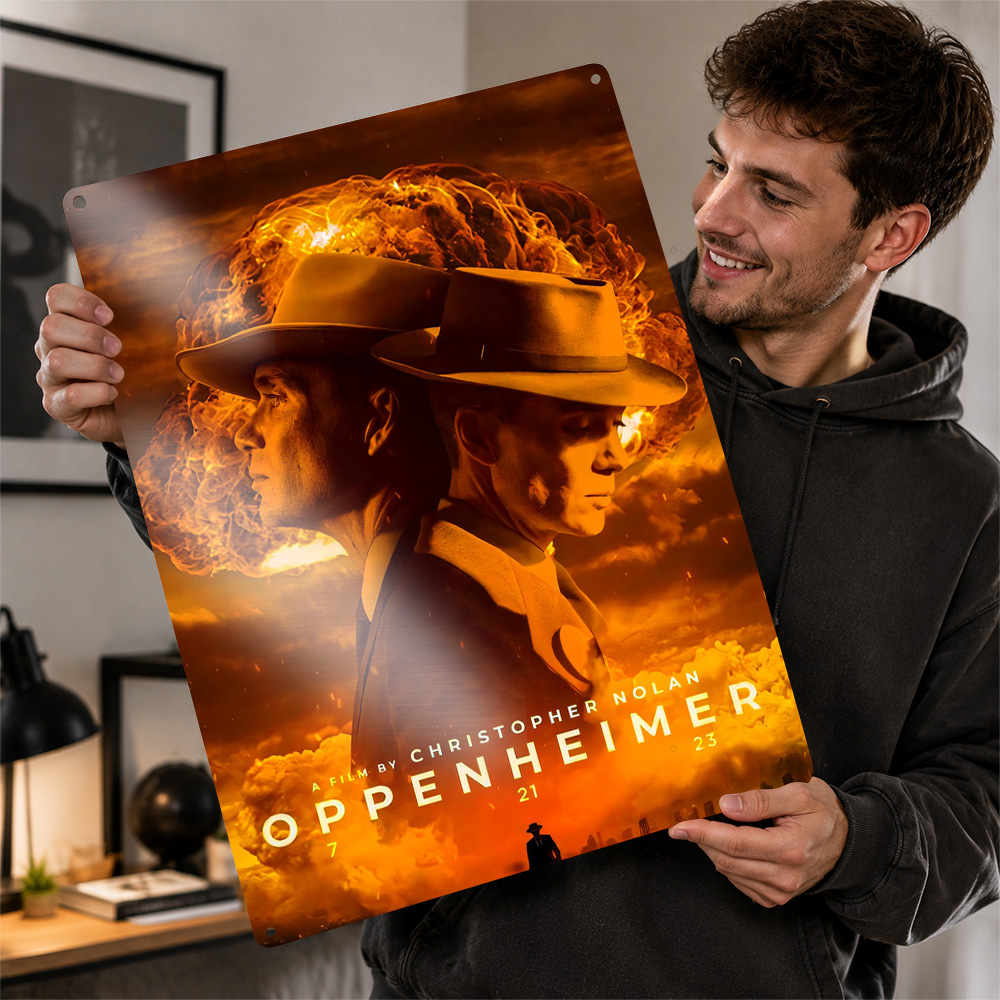 Home Cinema Gifts - Pôster do Filme Oppenheimer, Arte de