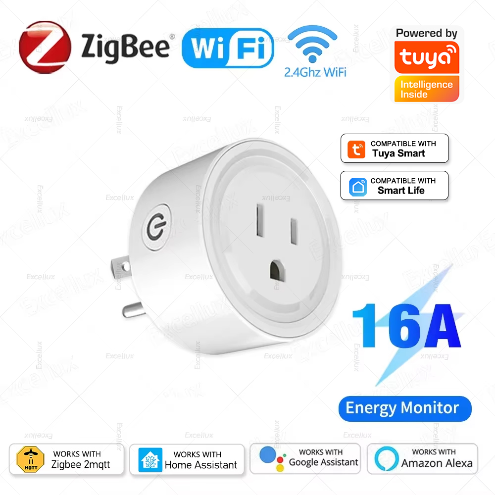 Home Cinema Alexa - Tuya wifi ou zigbee tomada inteligente