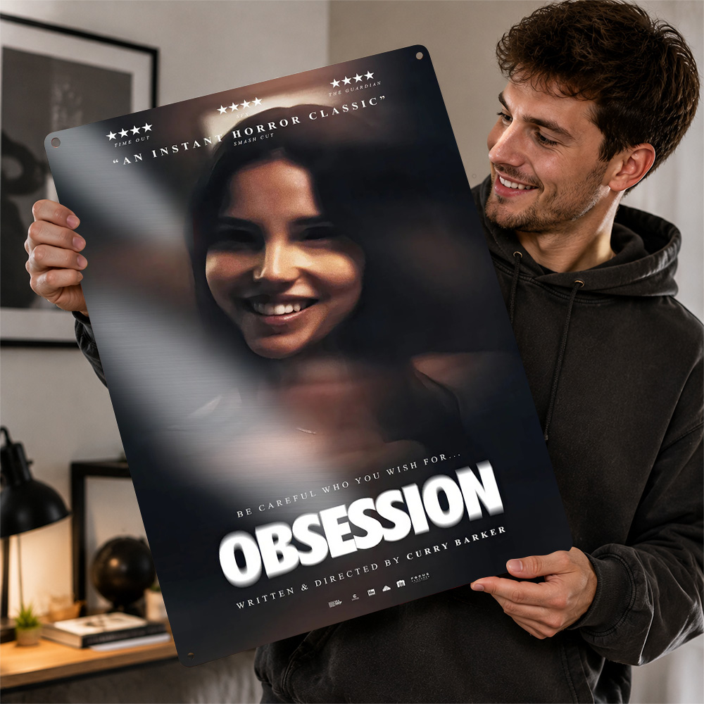 Home Cinema Gifts - Placa de Metal Decorativa Personalizada do
