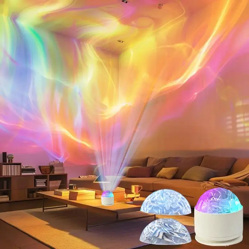 Home Cinema Led Projector - Projetor de Luz Noturna Aurora Alimentado