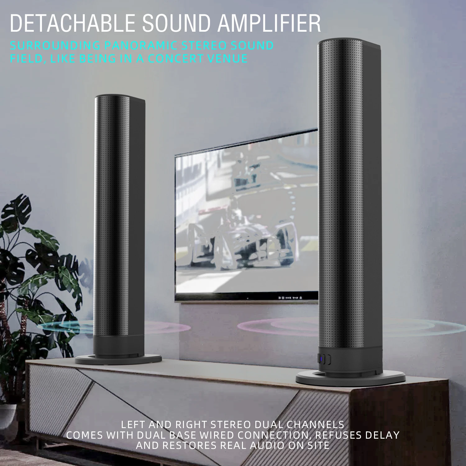 Home Cinema Focal - Barra de som FM TV Alto-falantes