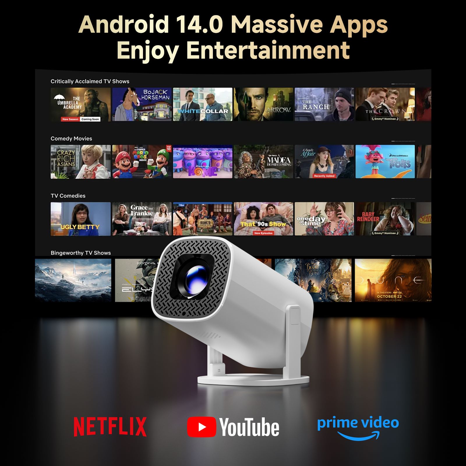 HONGTOP P30PRO Mini Projetor I - Home Cinema Focal avaliação e preço