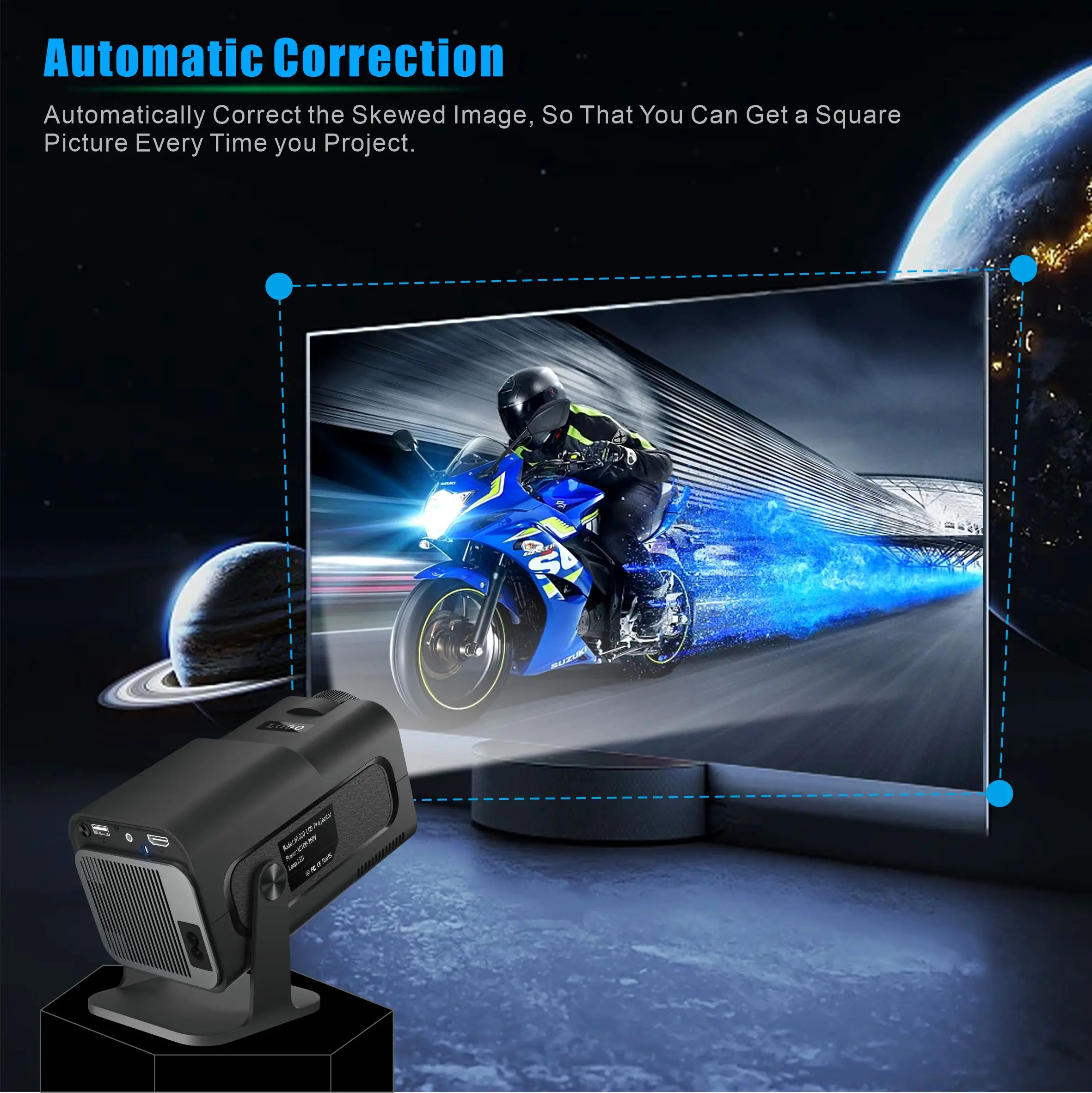 Projetor Salange HY320 MINI An - Home Cinema Focal avaliação e preço