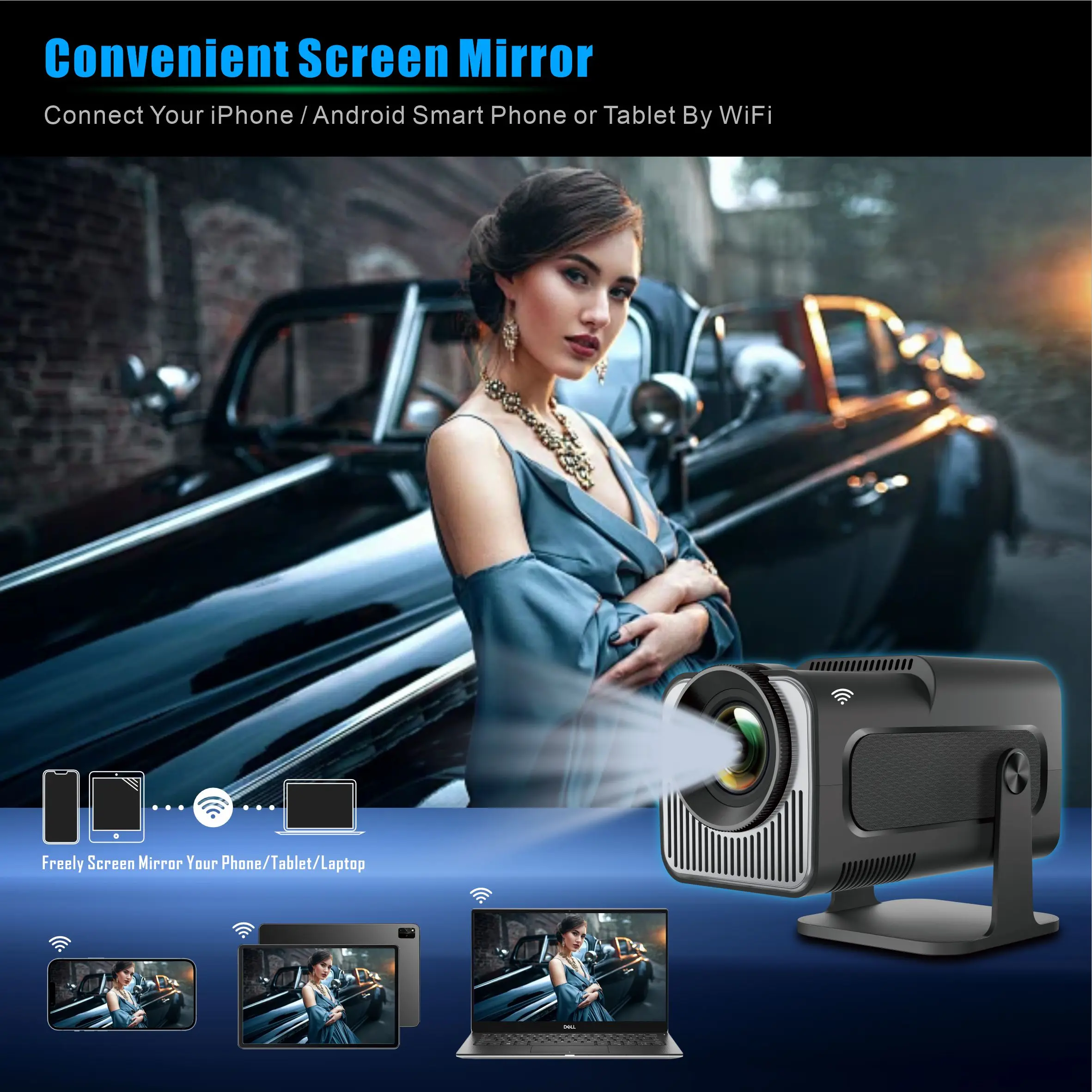 Projetor Salange HY320 MINI An - Home Cinema Focal avaliação e preço