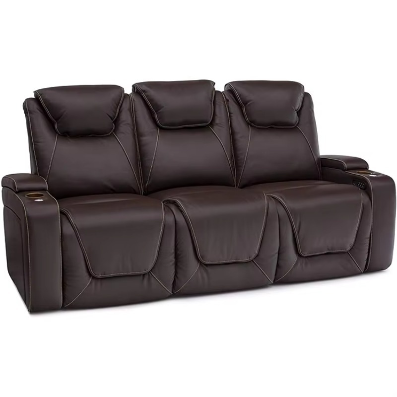 Sofá Reclinável de Couro para  - Home Cinema Chairs avaliação e preço