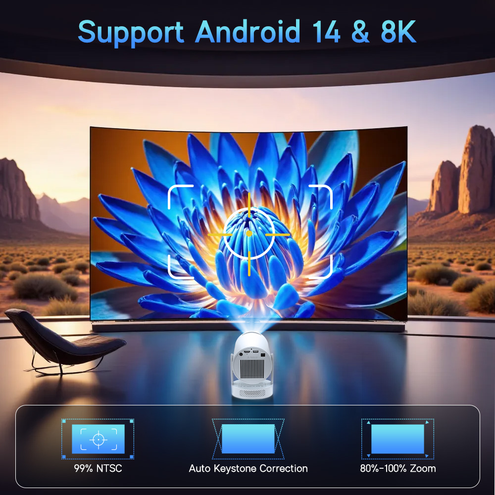 Projetor Magcubic Android 14 N - Home Cinema Focal avaliação e preço