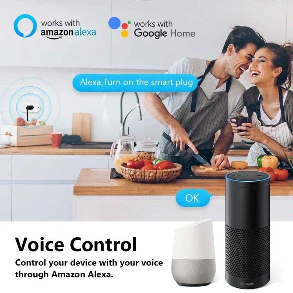 Tomada Inteligente UNKAS com W - Home Cinema Alexa avaliação e preço