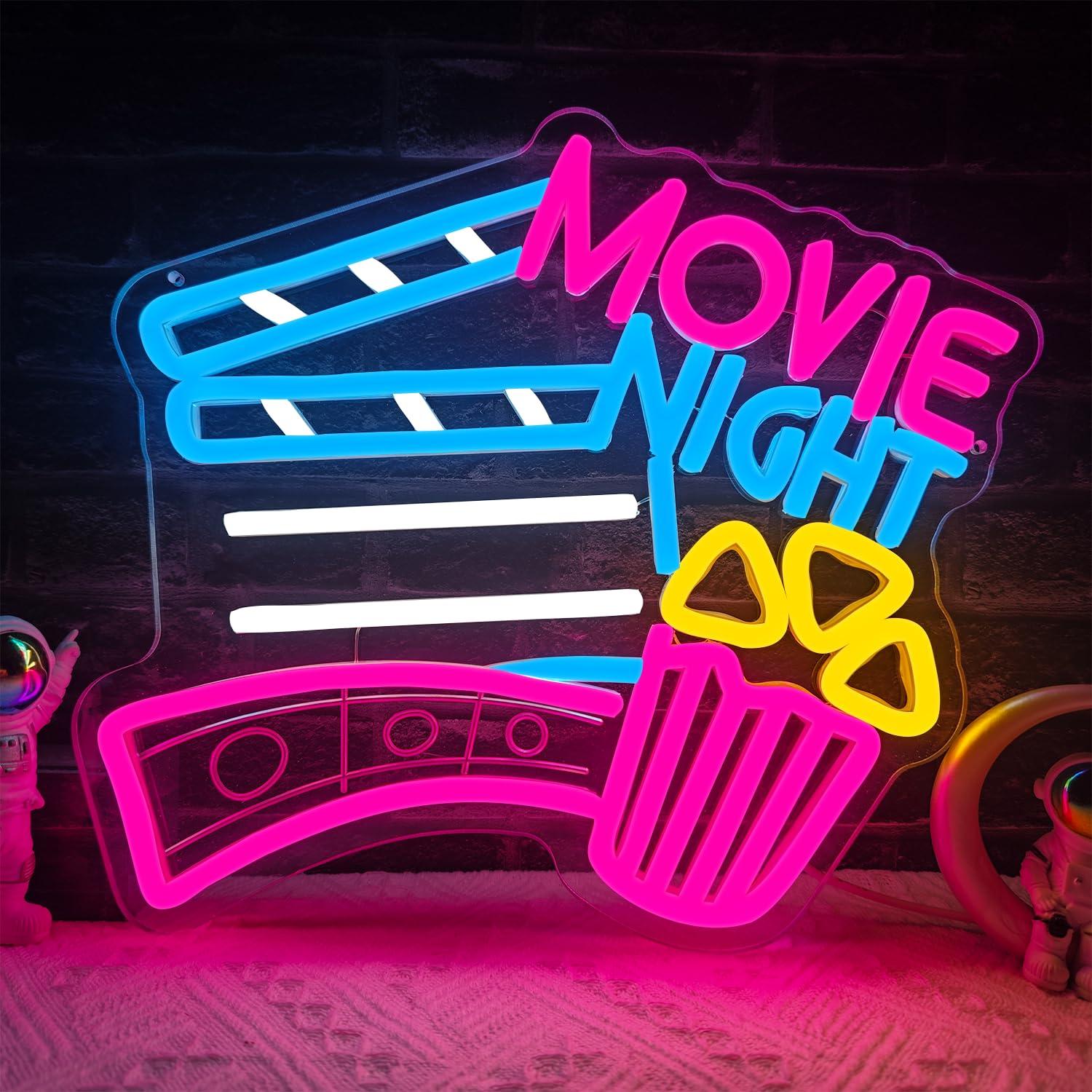 Letreiro Neon para Noite de Ci - Home Cinema Gifts avaliação e preço