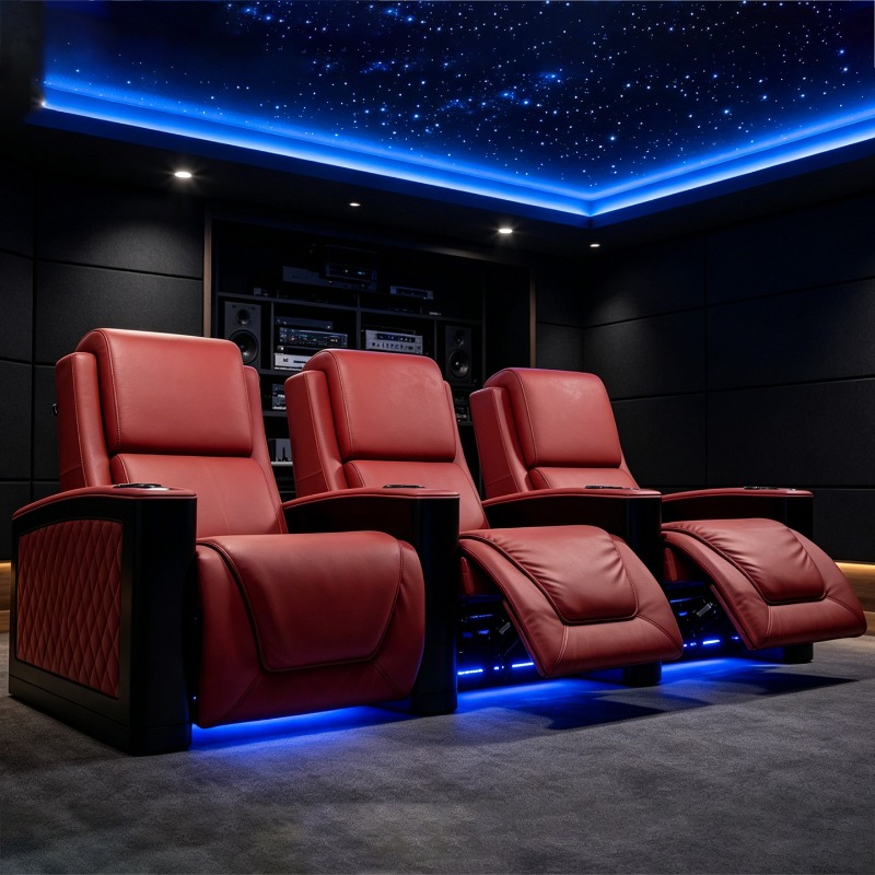 Home theater privado, sala de  - Home Cinema Chairs avaliação e preço
