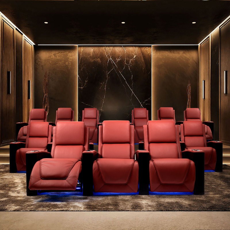 Home theater privado, sala de  - Home Cinema Chairs avaliação e preço