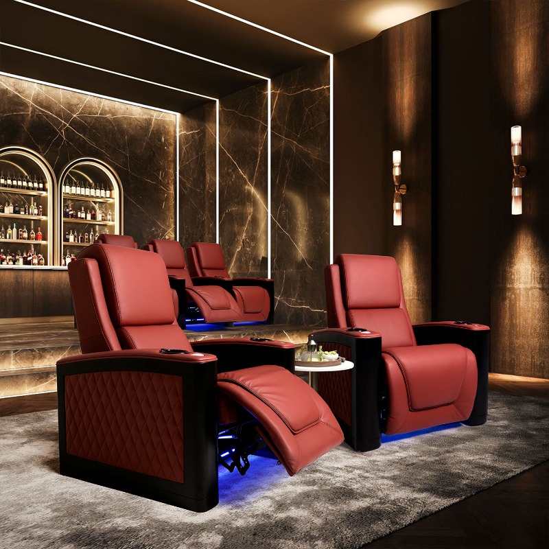 Home theater privado, sala de  - Home Cinema Chairs avaliação e preço