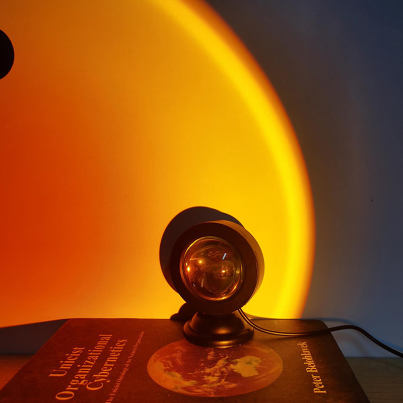 Portátil LED USB Sunset Lamp p - Home Cinema Led Projector avaliação e preço
