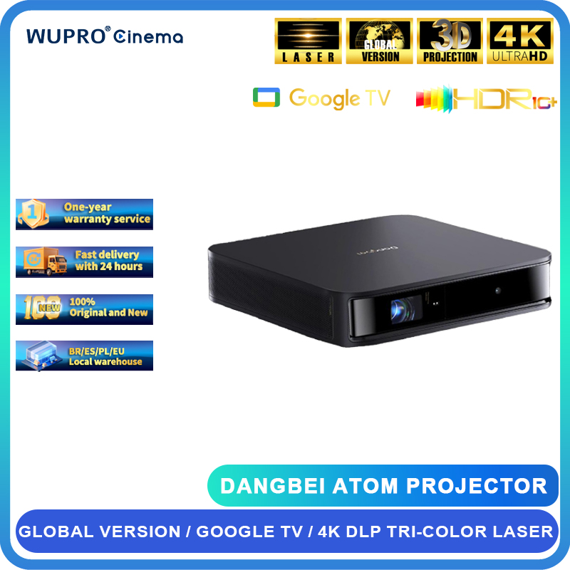 Dangbei atom projetor laser pr - Home Cinema Led Projector avaliação e preço