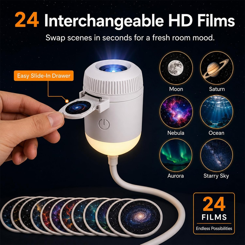 Projetor de Céu Estrelado Galá - Home Cinema Led Projector avaliação e preço