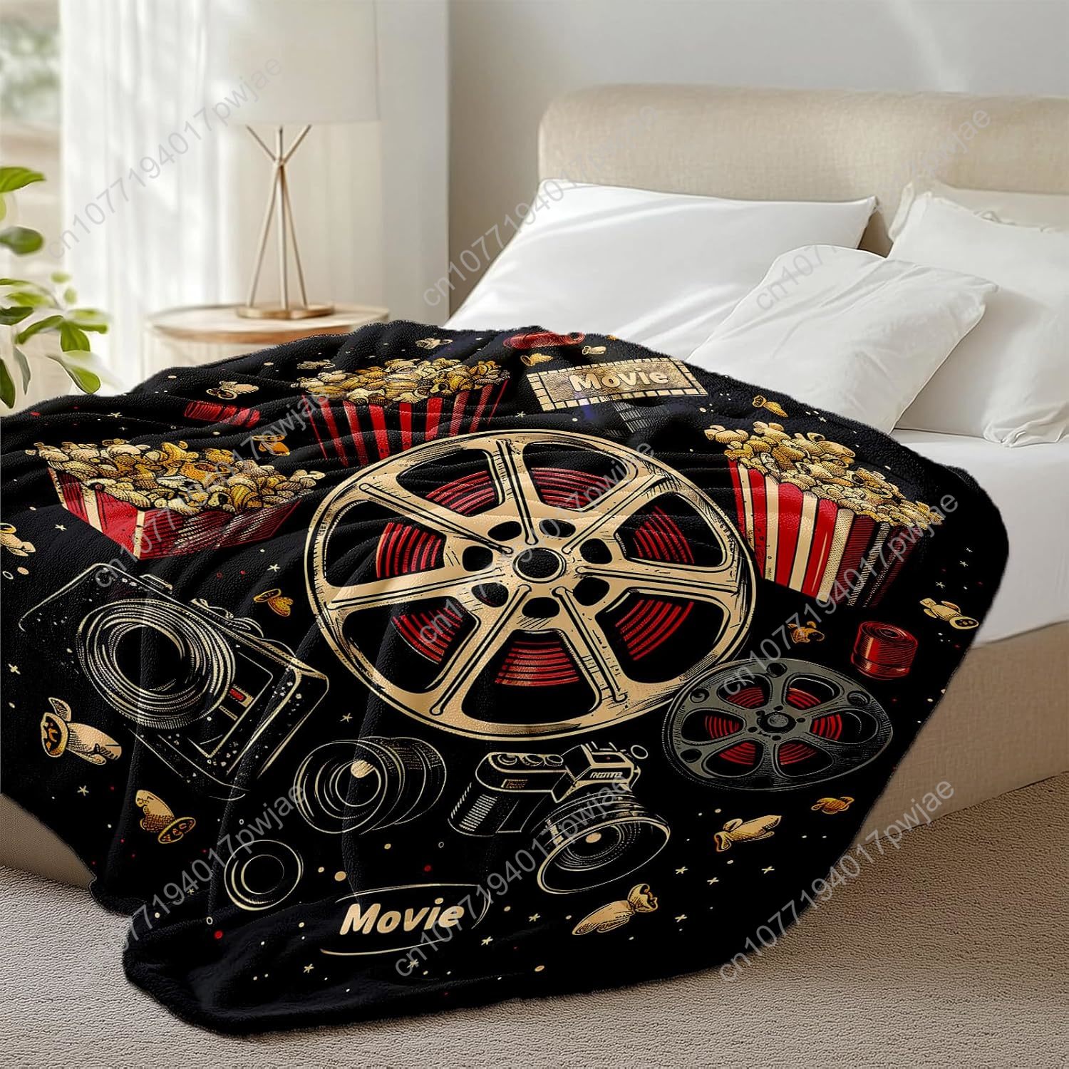 Cobertor de pipoca de bilhete  - Home Cinema Gifts avaliação e preço