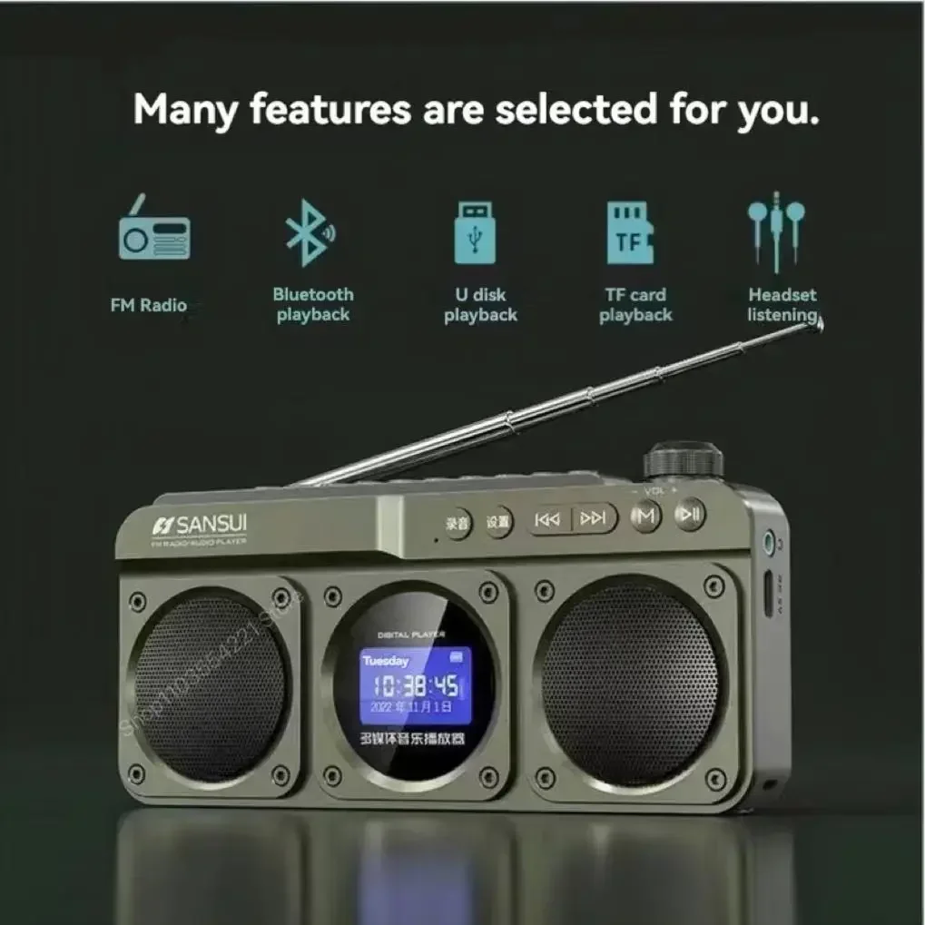 SANSUI-F28 Dual Speaker, rádio - Home Cinema Apple avaliação e preço