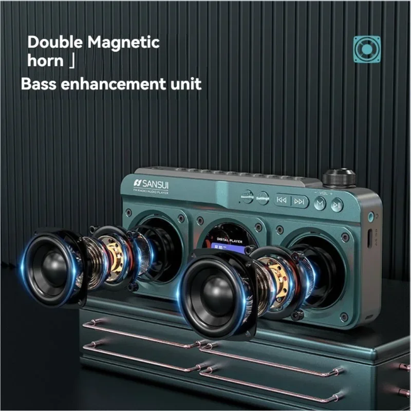 SANSUI-F28 Dual Speaker, rádio - Home Cinema Apple avaliação e preço