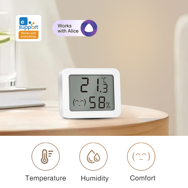 Ewelink Zigbee3.0 Sensor de te - Home Cinema Alexa avaliação e preço