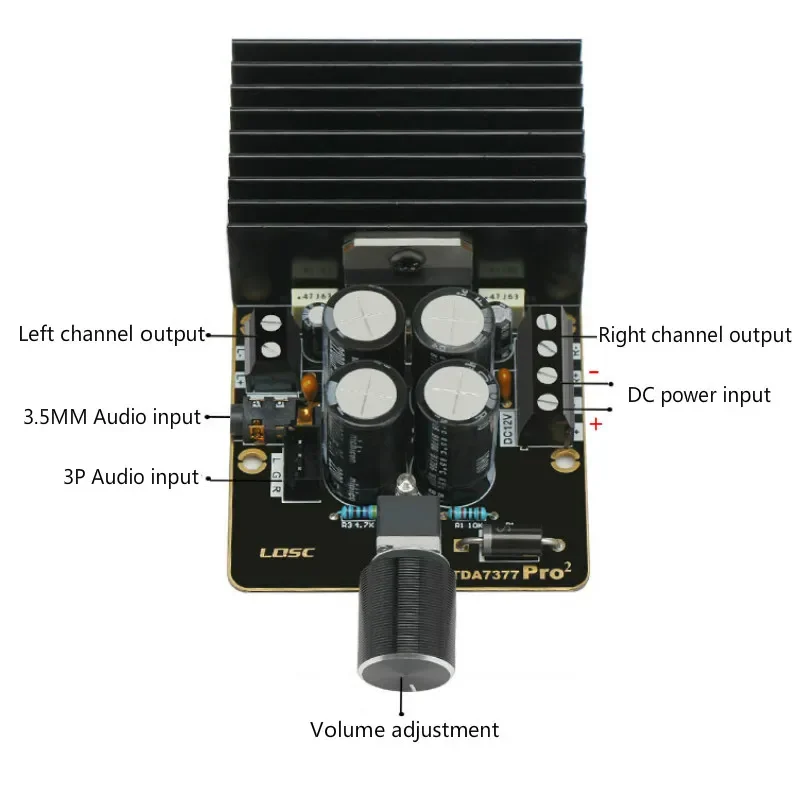 Sotamia tda7377 placa amplific - Home Cinema Hall avaliação e preço