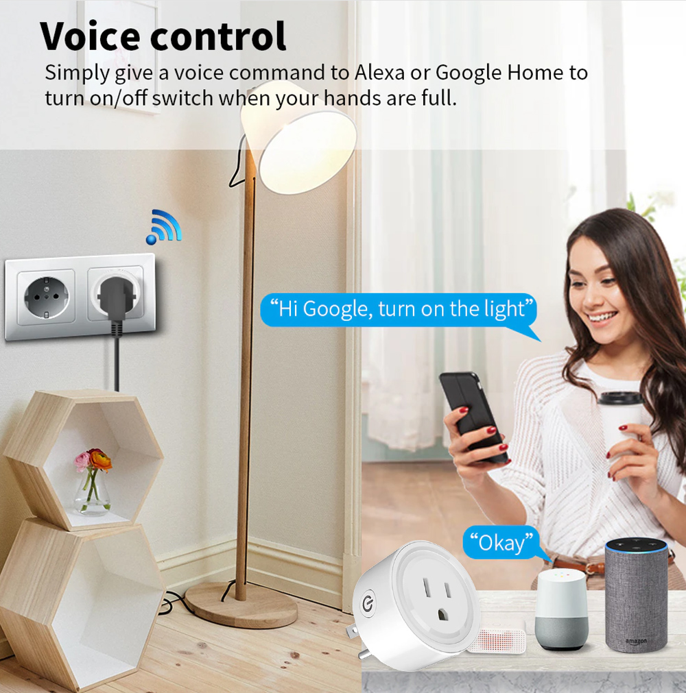 Tuya wifi ou zigbee tomada int - Home Cinema Alexa avaliação e preço