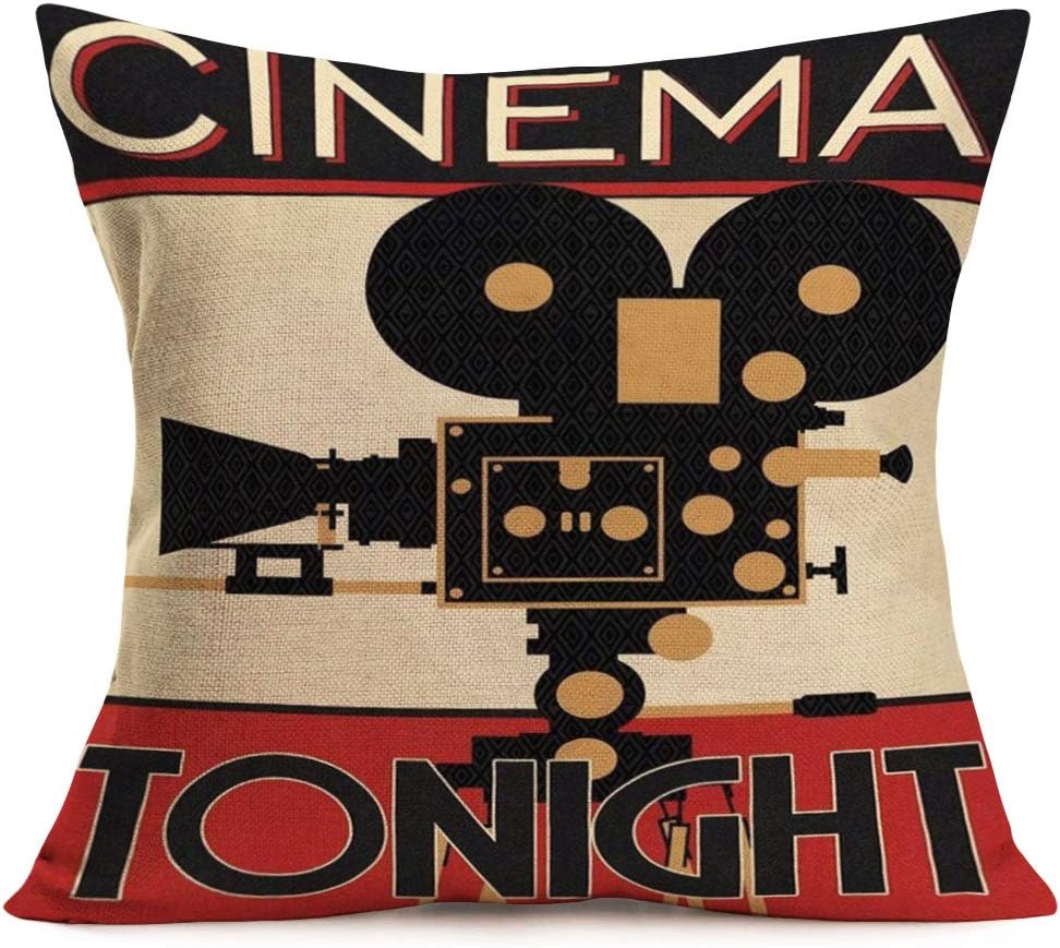 Capas de almofada decorativas  - Home Cinema Tickets avaliação e preço
