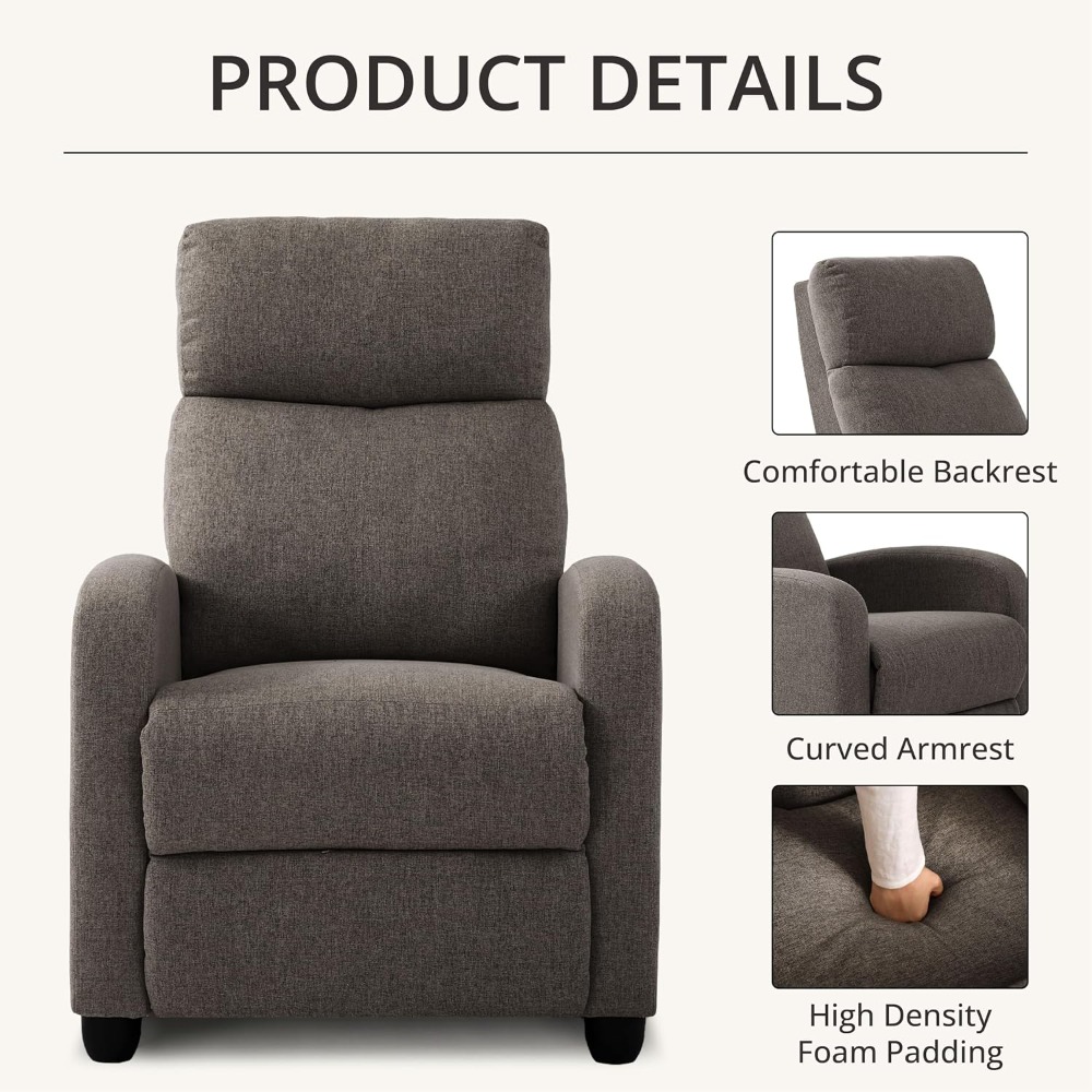 Poltrona Reclinável Manual Mod - Home Cinema Chairs avaliação e preço