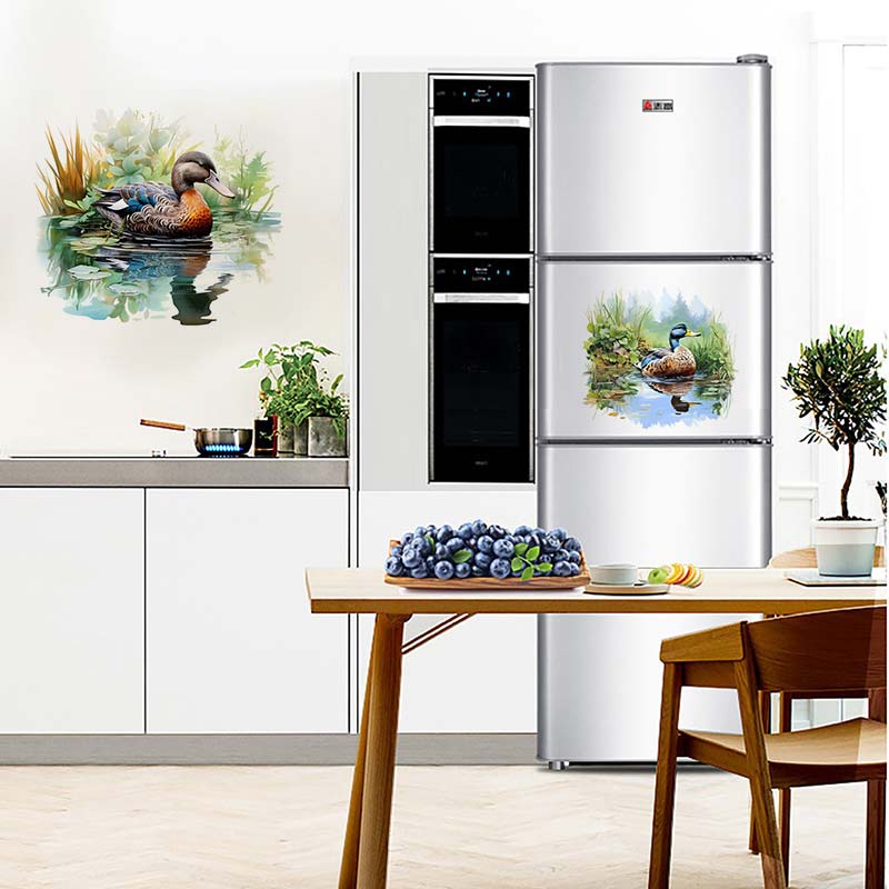 Natação colorida Duck Wall Sti - Home Cinema Wallpaper avaliação e preço