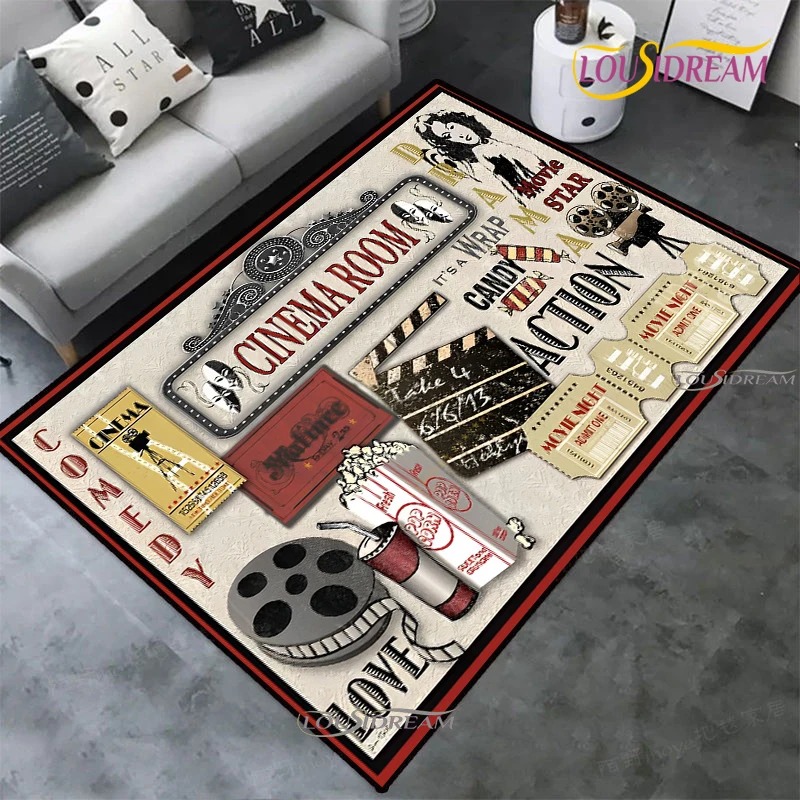 Tapete de Cinema Retrô com Tem - Home Cinema Gifts avaliação e preço