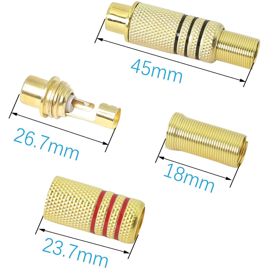 Conector de Áudio e Vídeo RCA  - Home Cinema Hall avaliação e preço